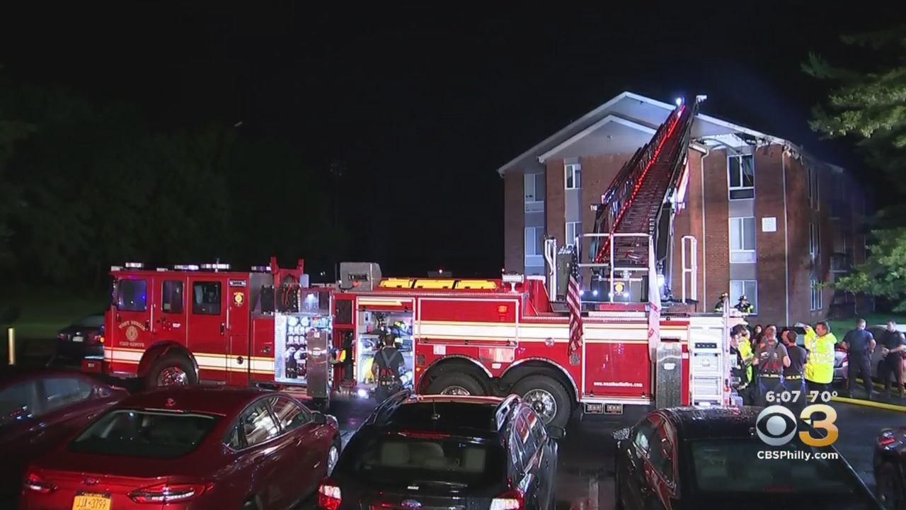 Possible Lightning Strike Sparks Fire At Apartment Complex In Voorhees Township