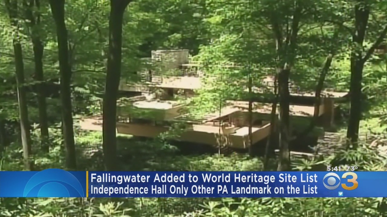 Frank Lloyd Wright's Fallingwater Added To World Heritage Site List