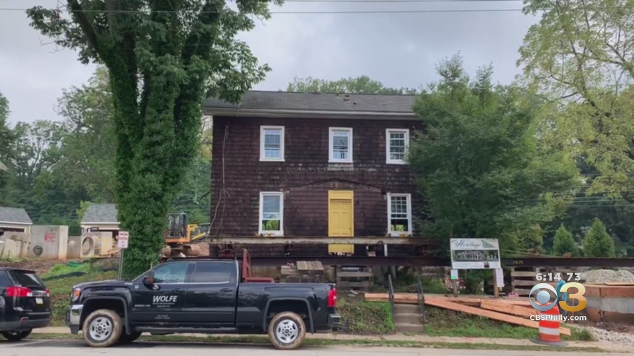 historic Haverford home moves for restoration