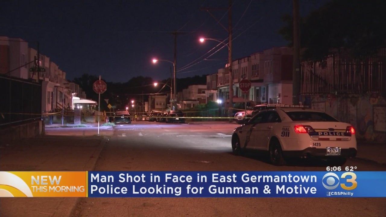 Man Sitting In Car Shot In Face In East Germantown, Police Say CBS