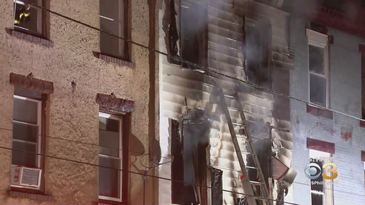 Crews Battle Rowhome Fire in North Philadelphia