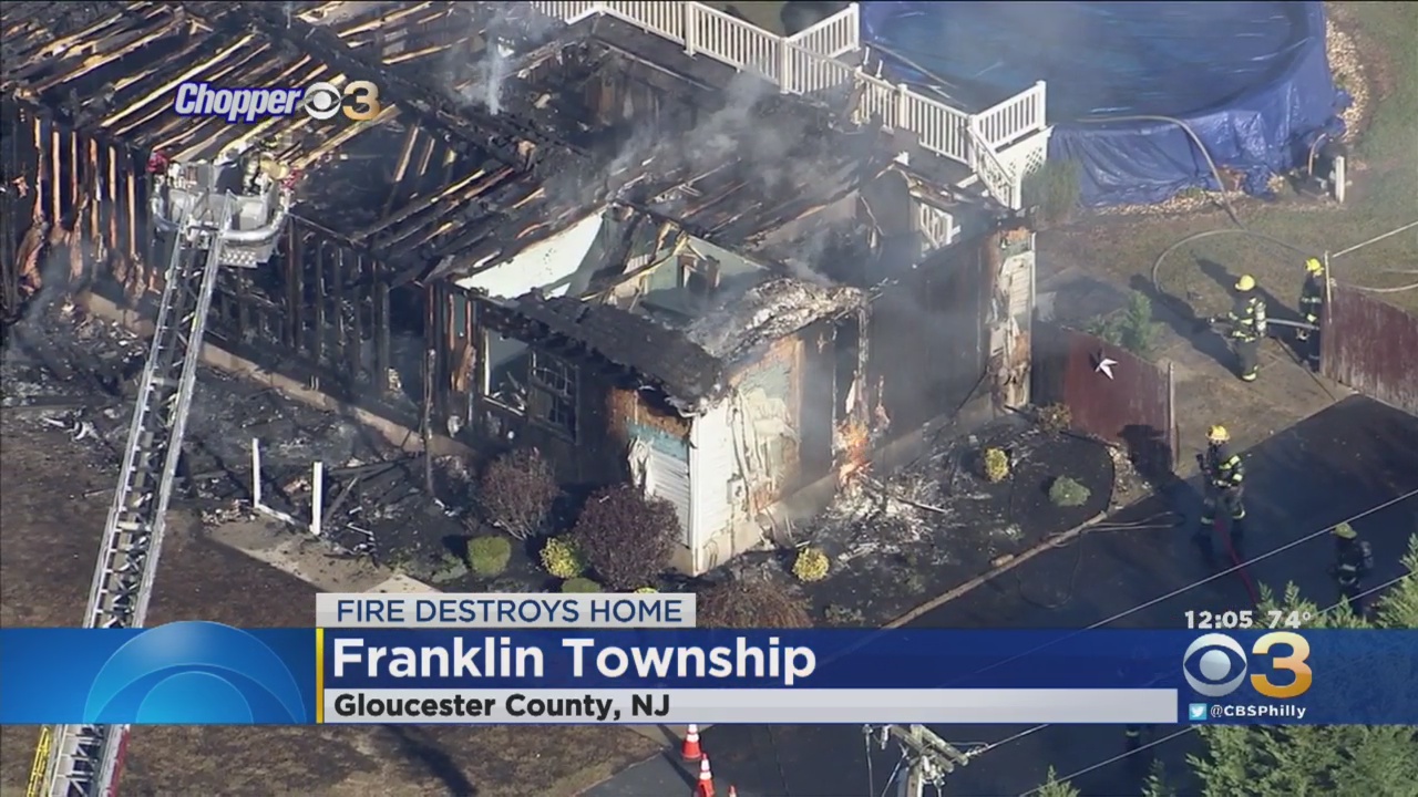 Franklin Township House Destroyed In Multi-Alarm Fire