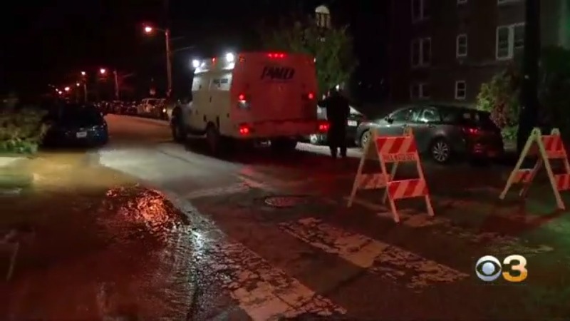 30 Homes Without Water After Water Main Break In West Mount Airy