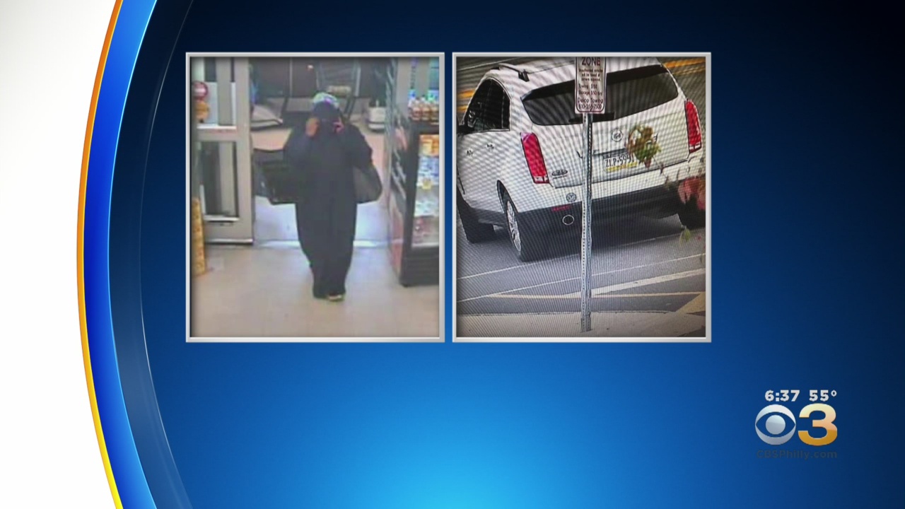Suspect Wearing Burka Wanted In Pocketbook Thefts At Delaware County Grocery Stores 