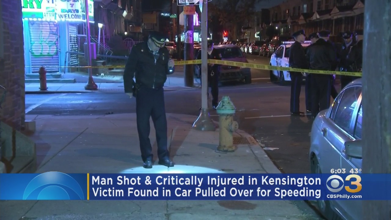 Police Find Kensington Shooting Victim In Car Pulled Over For Speeding