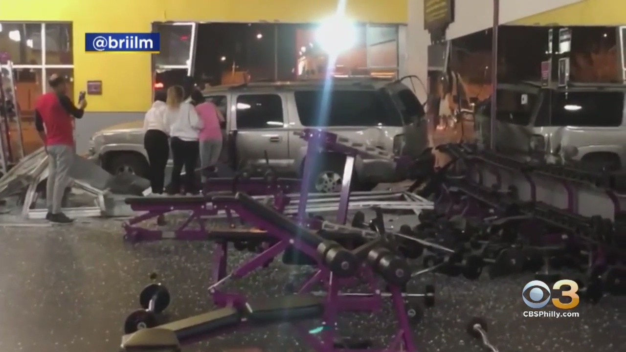 Driver Taken To Hospital After SUV Crashes Into Planet Fitness Gym In South Philadelphia