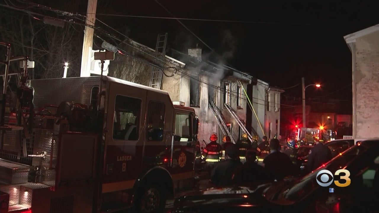 Flames Break Out In Vacant House In Germantown