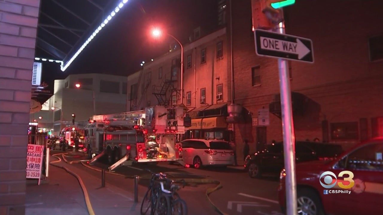 Crews Battle Building Fire In Chinatown