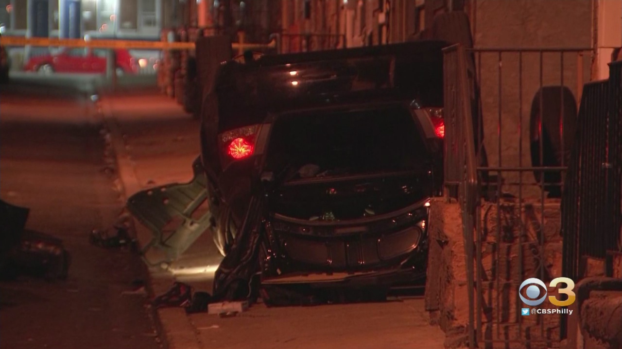 Police: Car Flips Over After Apparent Shooting In Kensington