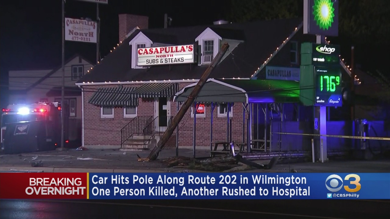 One Person Killed, Another Injured After Car Crashes Into Utility Pole In Wilmington