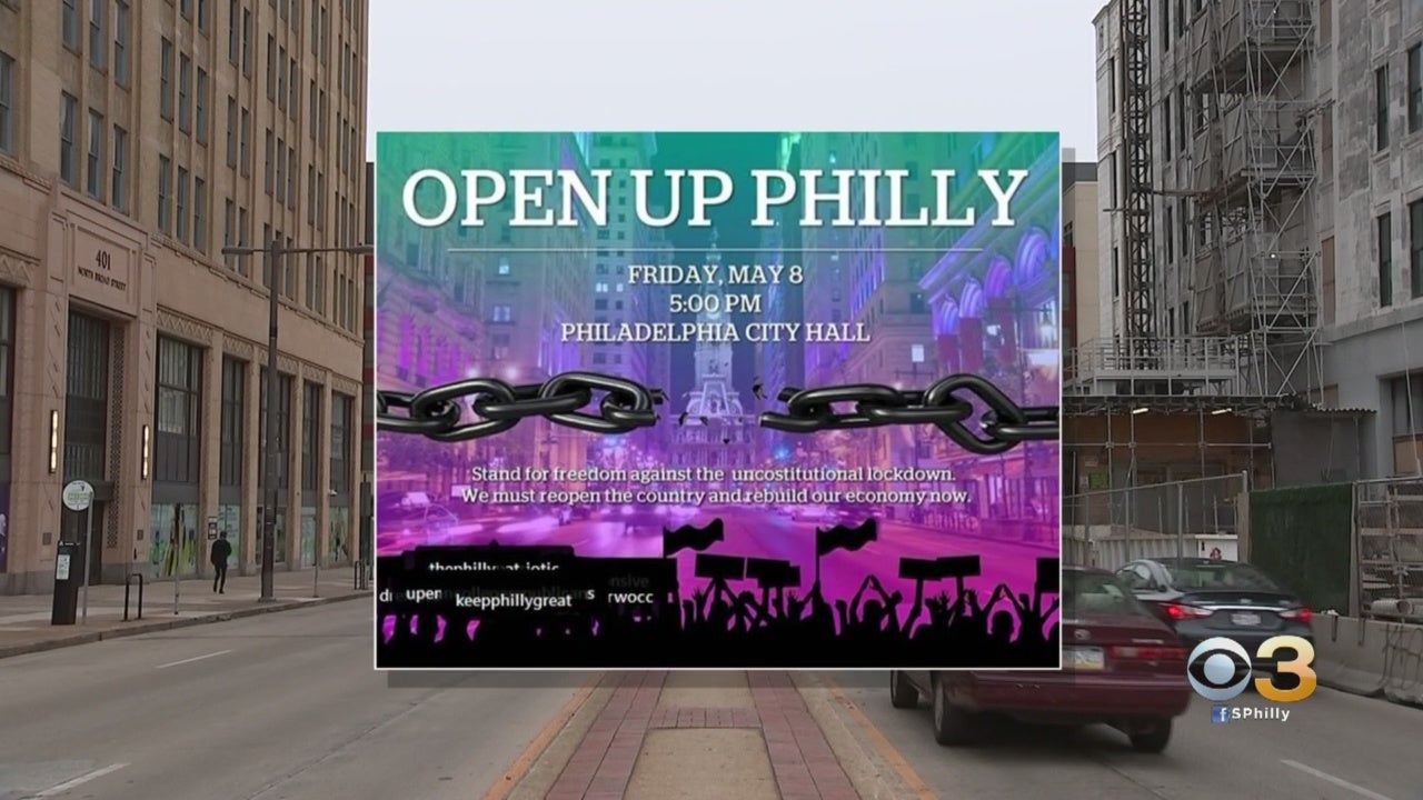 Protestors Plan Rally At City Hall To 'Open Up Philly'