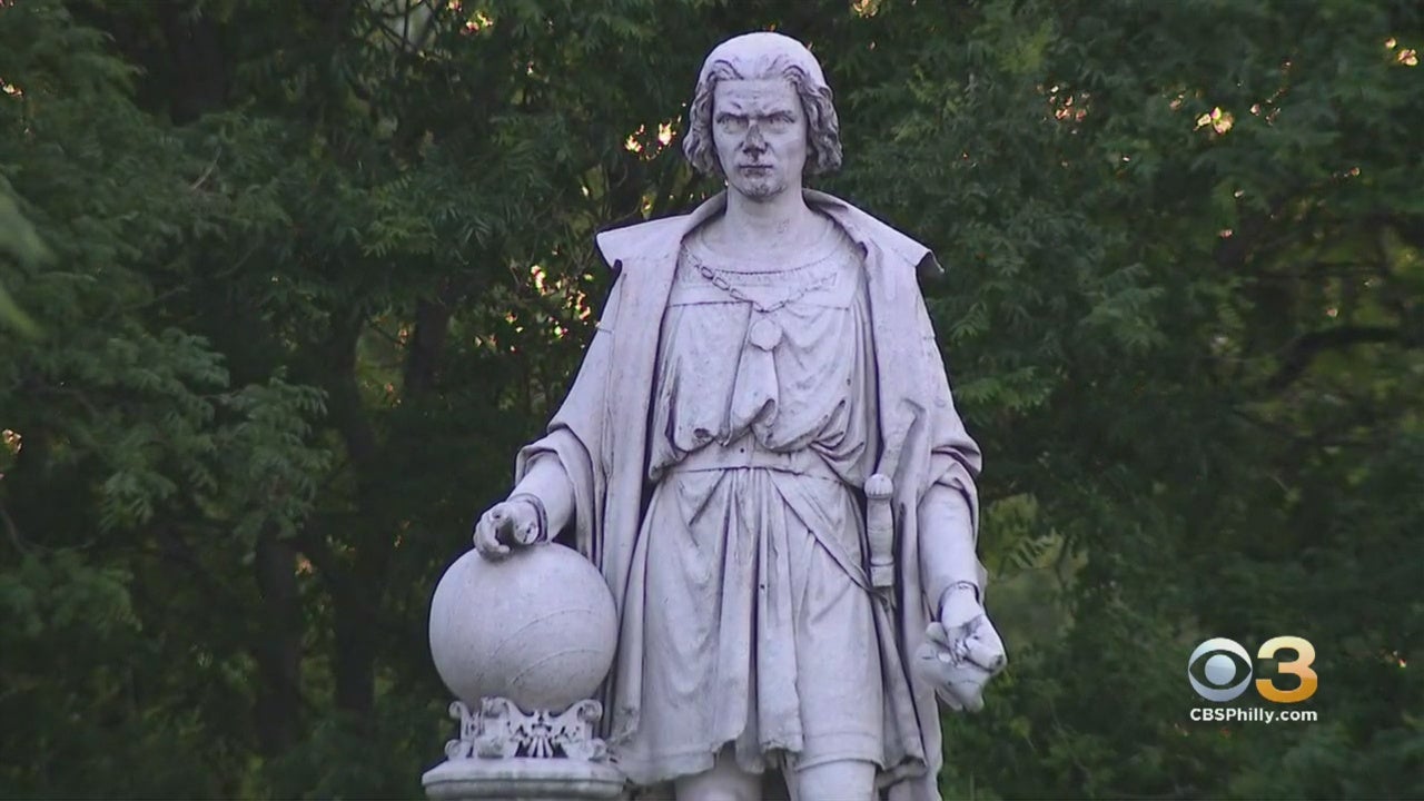 Christopher Columbus Statue at Marconi Plaza in South Philadelphia