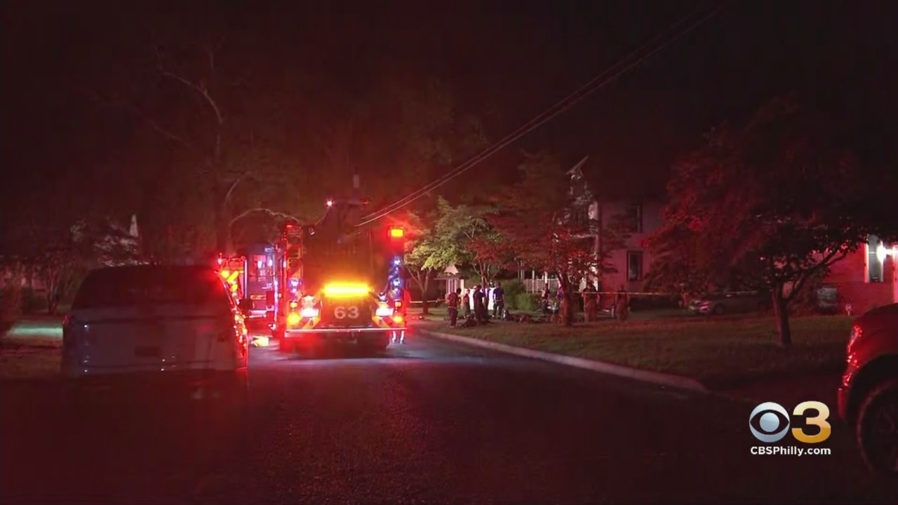 Crews Battle House Fire In Lindenwold