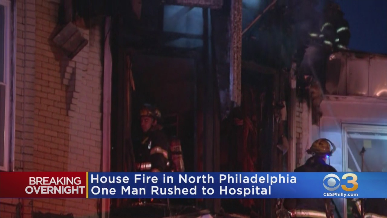 Man Injured In North Philadelphia House Fire