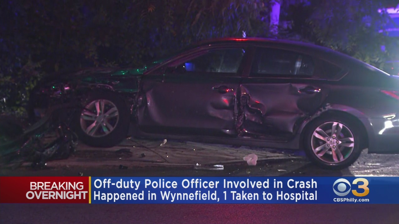 At Least 1 Injured After Crash Involving Off-Duty Police Officer In Wynnefield 