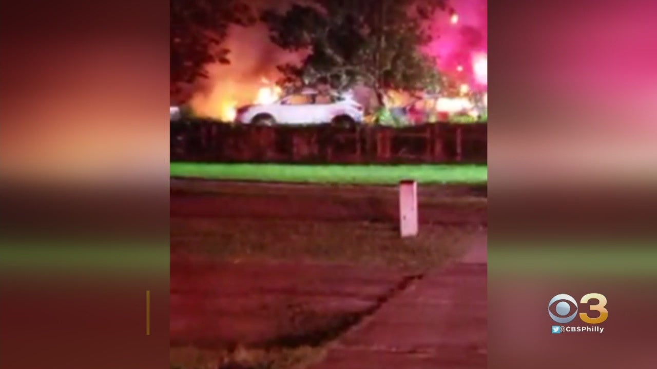 VIDEO Multiple Cars Go Up In Flames Outside Mount Laurel Condo