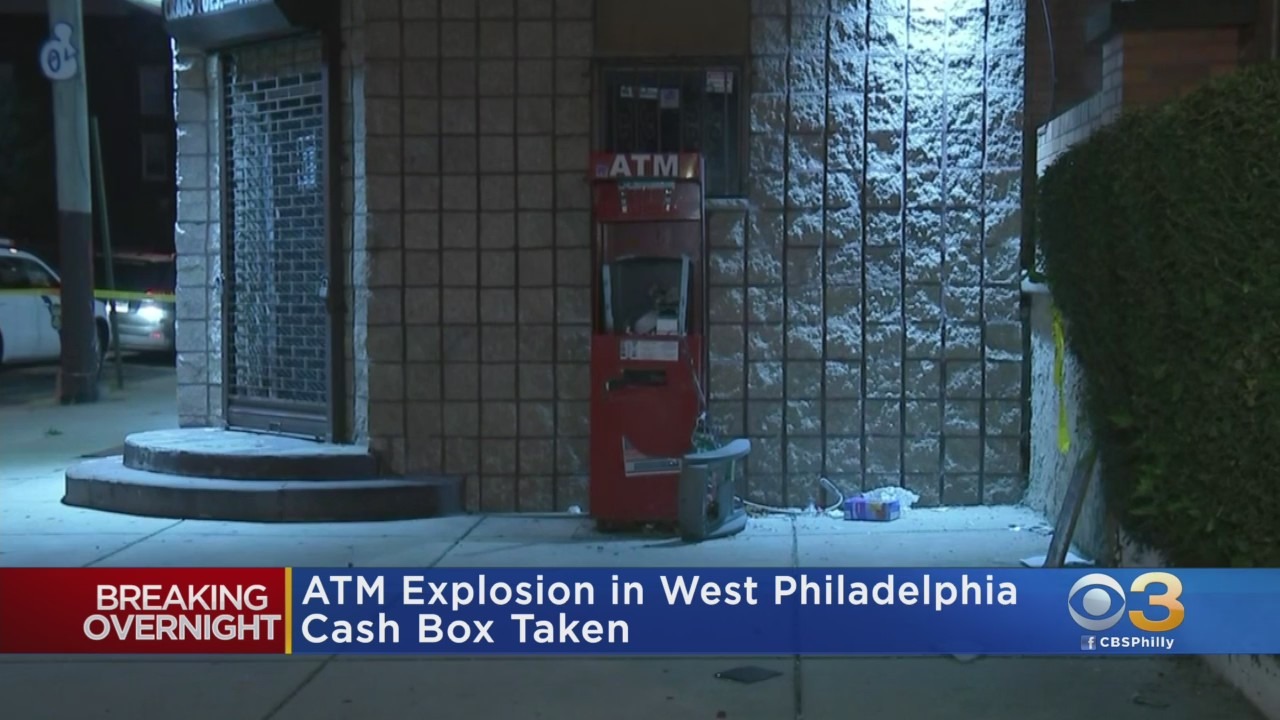 ATM Explosion In West Philadelphia, Cash Box Taken