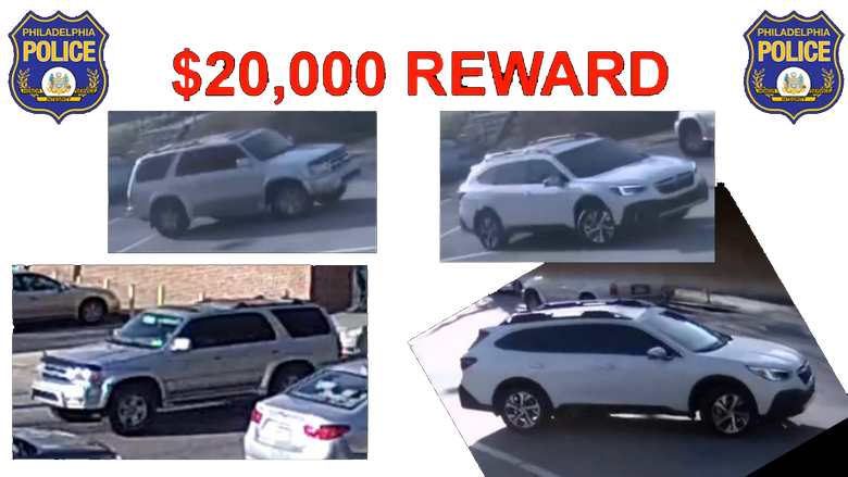 Philadelphia Police Looking To Identify 2 Vehicles In Connection to Deadly Shooting In West Oak Lane