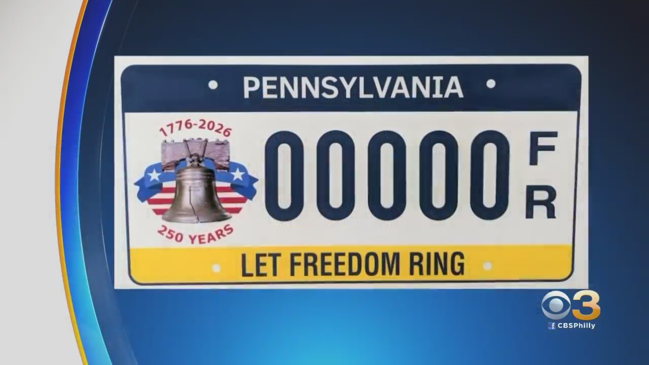 License Plate Commemorating 250th Anniversary Of Declaration Of