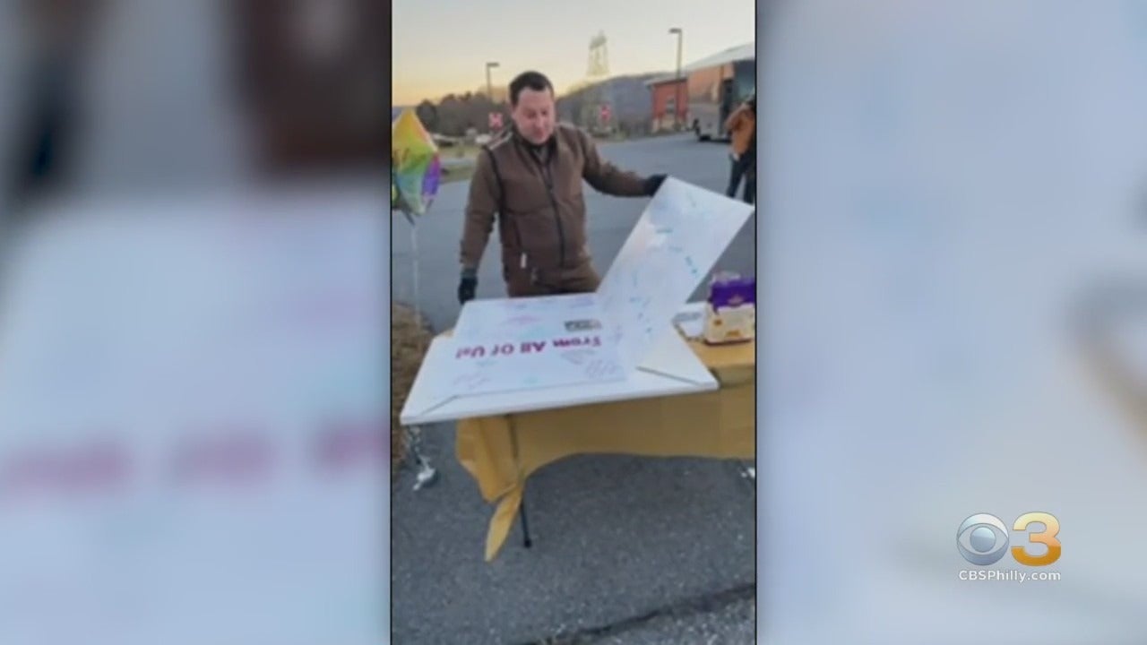 WATCH: Community In Dauphin, Pennsylvania Celebrates UPS Driver With $1,000 Donation