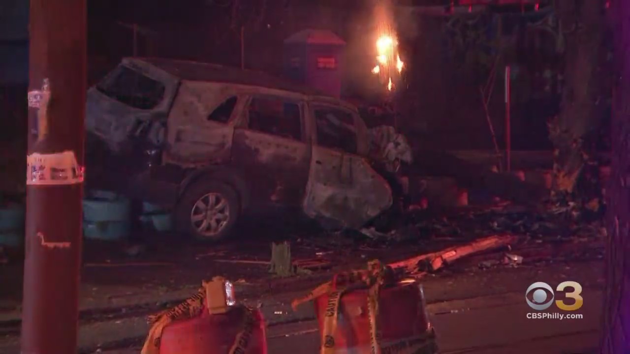 Firefighters Rescue Man From Burning SUV In North Philadelphia