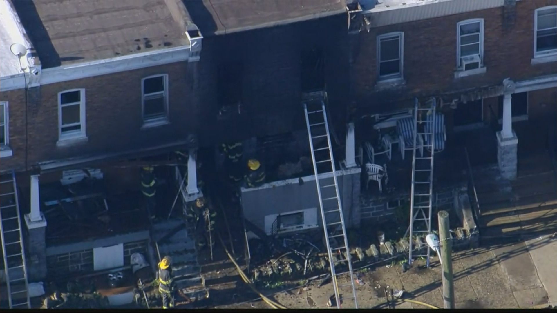 Firefighters Battle West Philadelphia House Fire