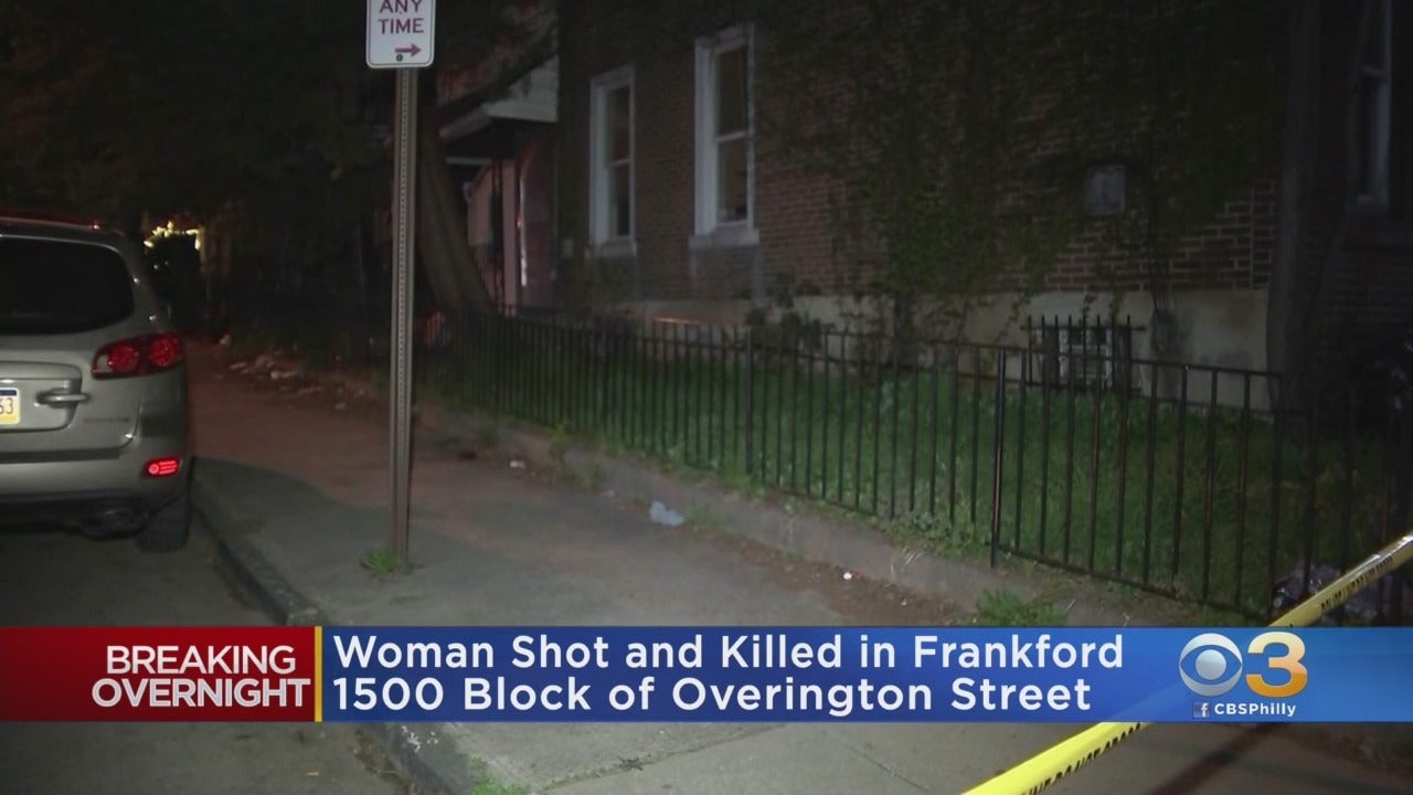 Police: Woman Shot In Face, Killed In Frankford