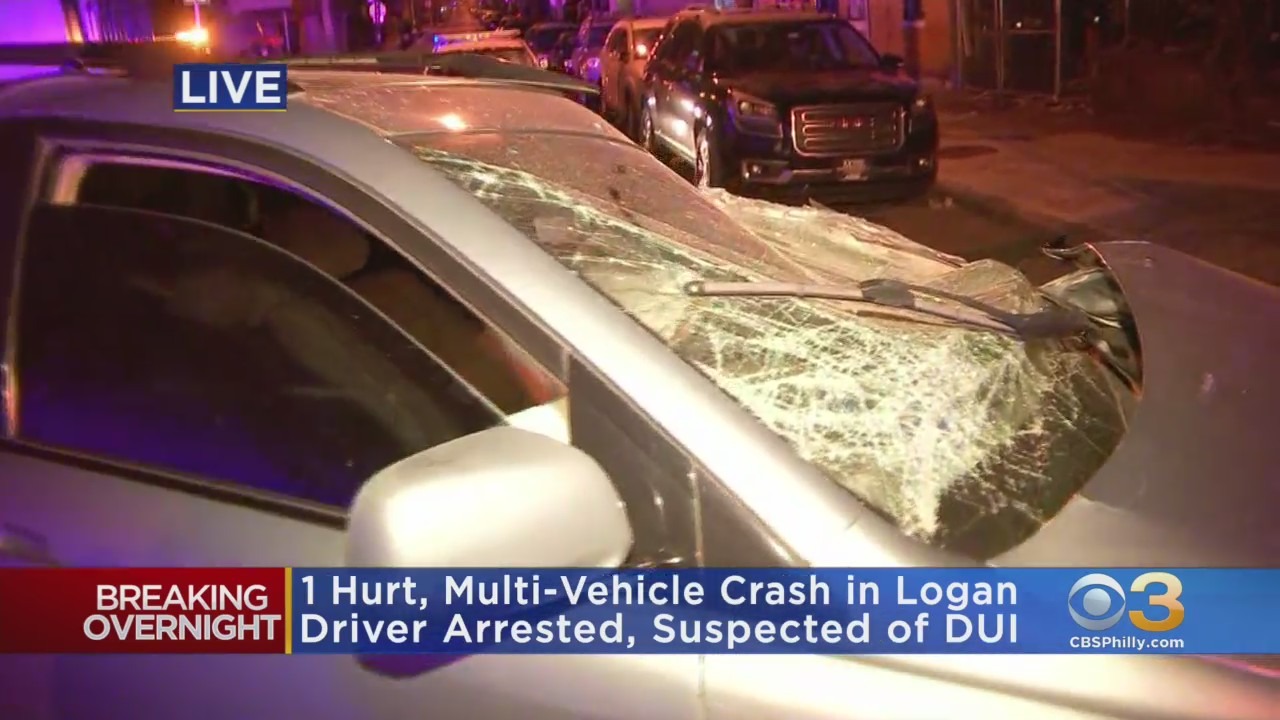 Suspected DUI Driver Arrested After Crashing Into Several Cars In Logan, Fleeing Scene: Philadelphia Police