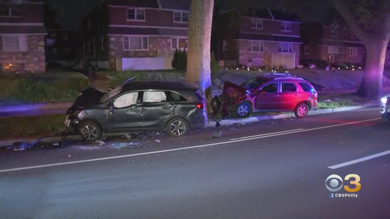 2-Car Crash On Roosevelt Boulevard Injures 5 People, Including 2-Year-Old Boy
