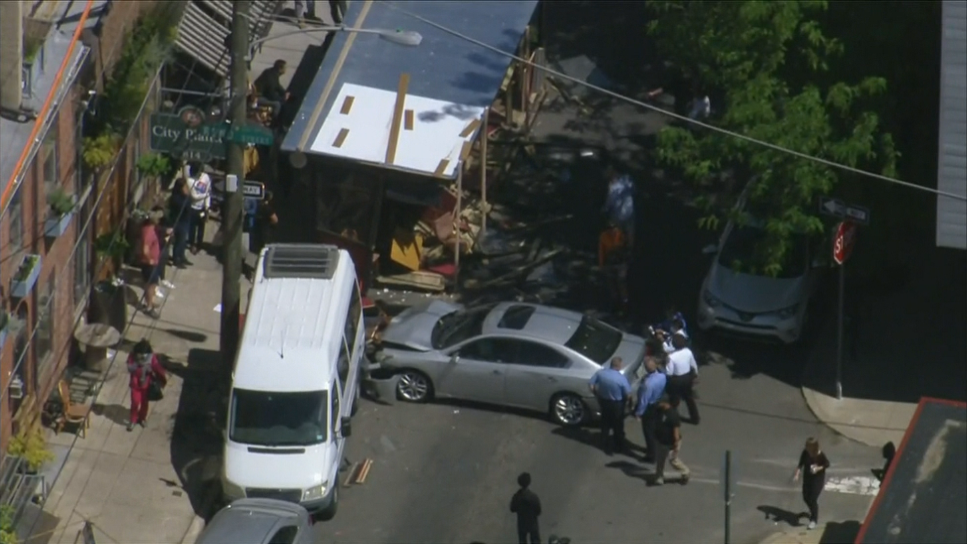 At Least 1 Injured After Vehicle Crashes Into Outdoor Dining Area In Northern Liberties