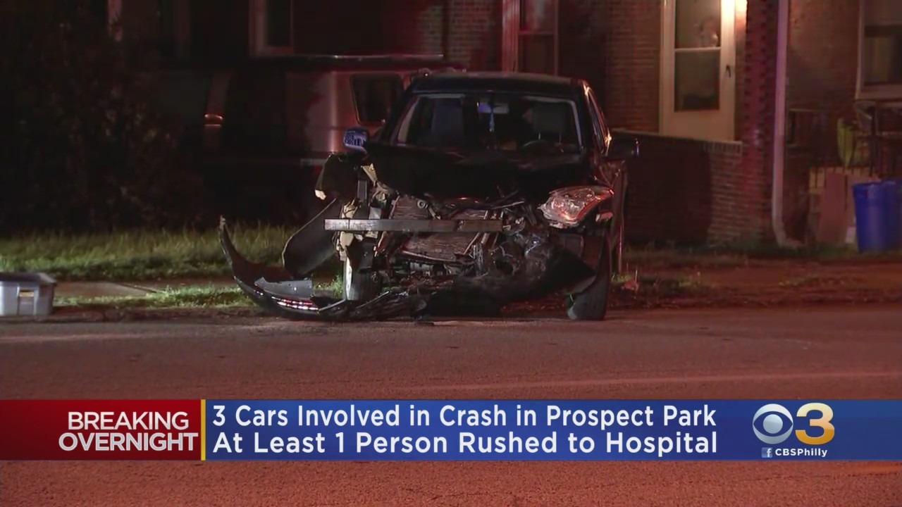 At Least 1 Person Rushed To Hospital After Fiery 3-Vehicle Crash In Delaware County