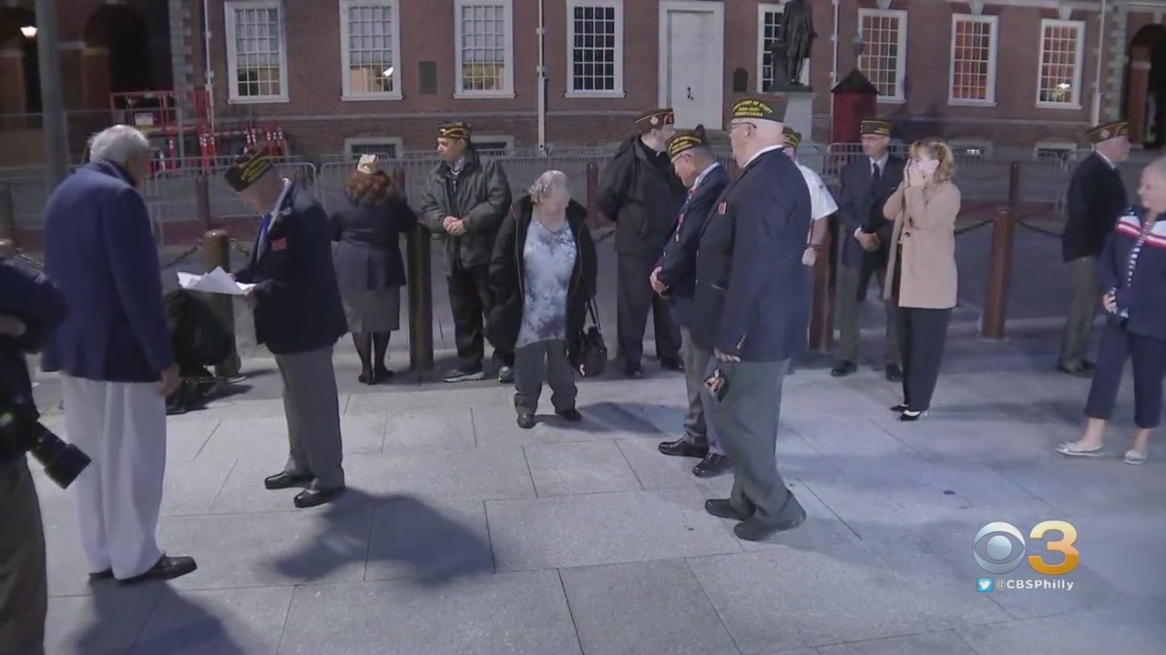 Spirit Of Liberty Flag Unfurling At Independence Hall