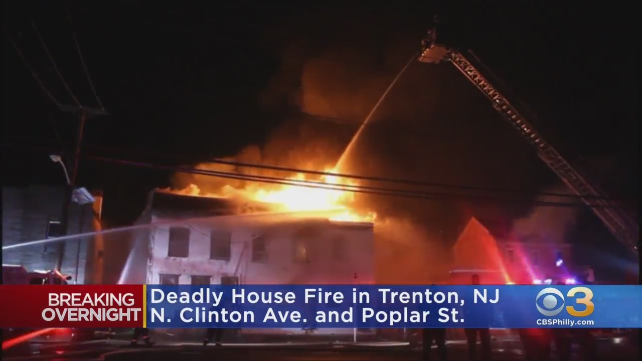 1 Dead After Intense Flames Rip Through Trenton Home