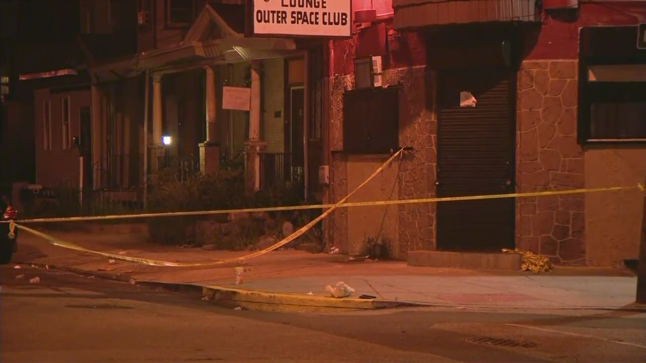 On Tuesday night, a 31-year-old pregnant woman and a 48-year-old man were shot outside of a lounge on the 5400 block of Pearl Street in West Philadelphia.