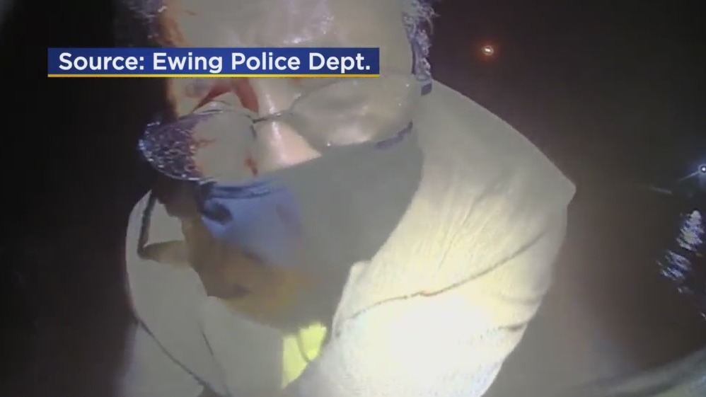 Ewing Police Officer Helps Woman Escape Dangerous Floodwater