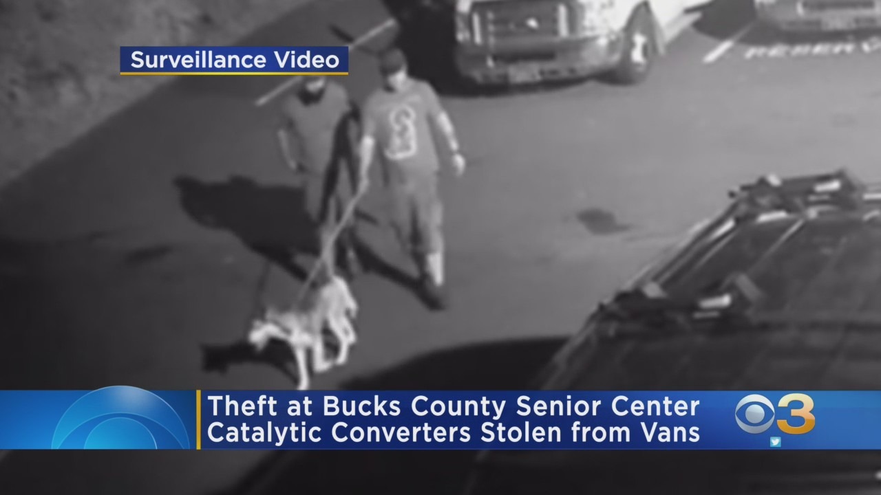 Surveillance Video: Catalytic Converters Stolen From Vans At Bucks County Senior Center