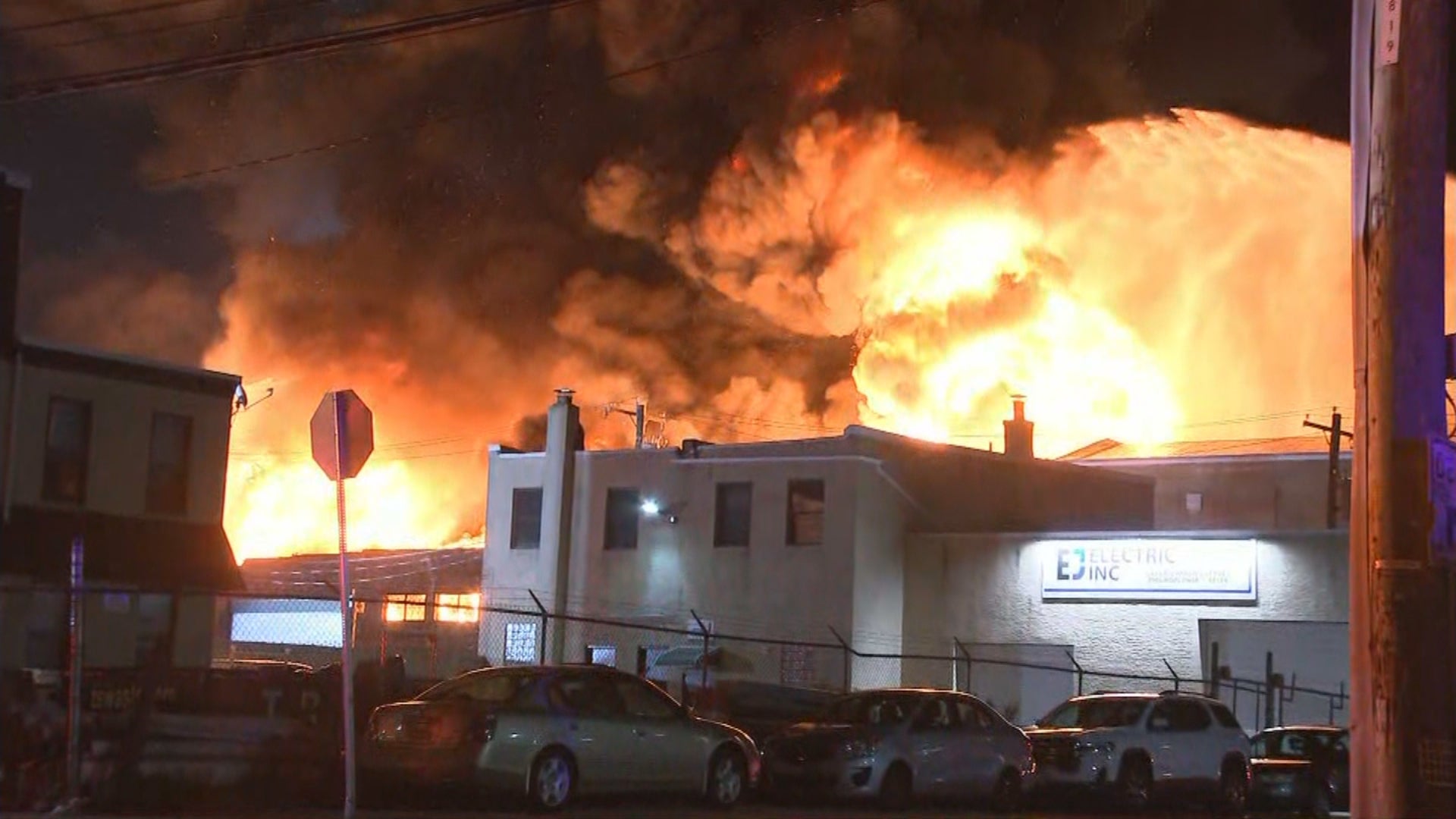 Crews Battling 4-Alarm Fire In Port Richmond