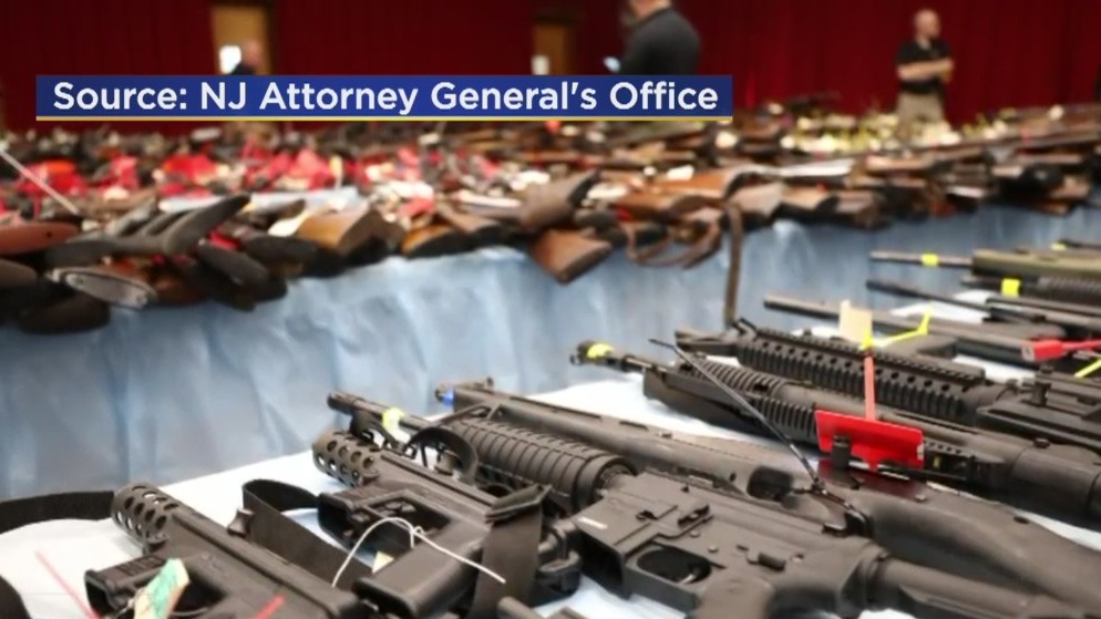 New Jersey Officials Show Off Thousands Of Guns In Largest Single-Day Gun Buyback Ever