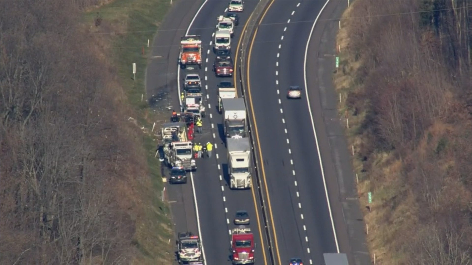 Northeast Extension Reopens After MultiVehicle Crash Between