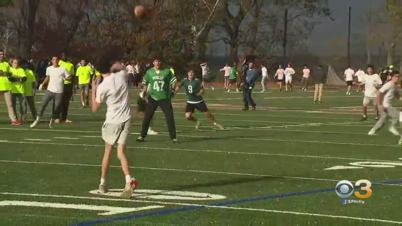 La Salle College High School Holds Annual Turkey Bowl To Raise Money For Food Drive