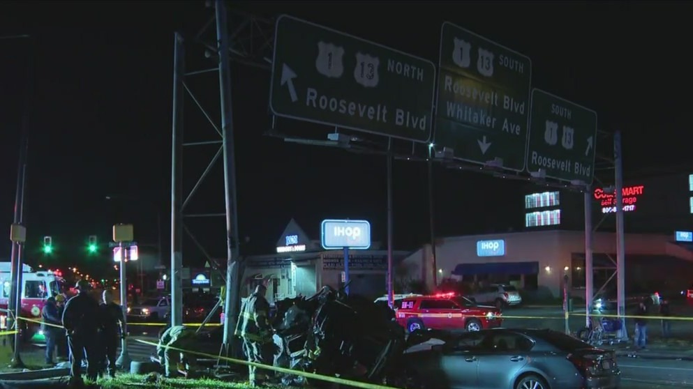 Multi-Vehicle Crash On Roosevelt Boulevard Leaves 2 People Dead, Others Injured