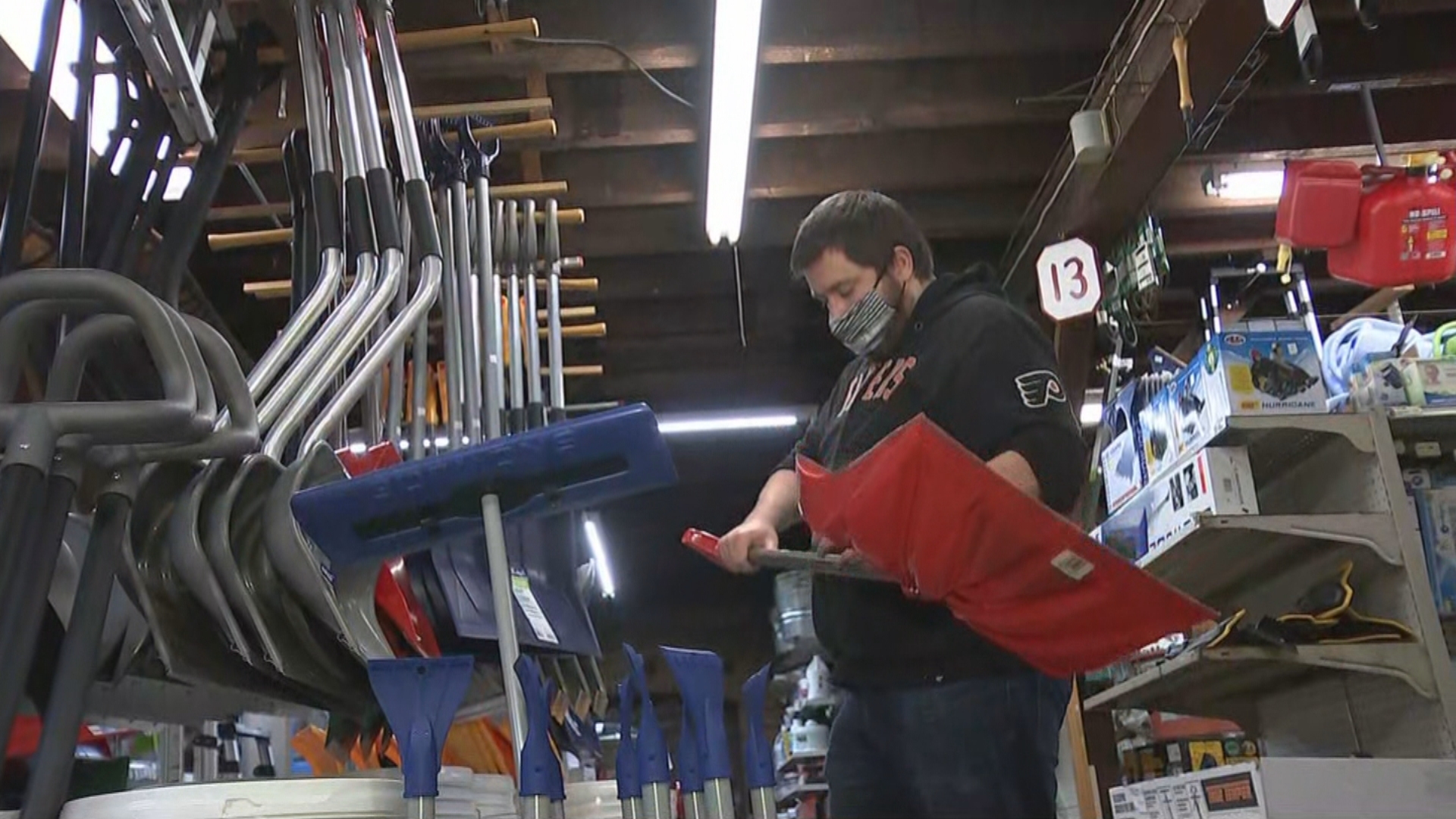 Some Philadelphia Area Hardware Stores Overstocked With Winter Storm Products Due To Supply Chain Shortage: 'It'd Be Nice To Move Some Of This Inventory Out'
