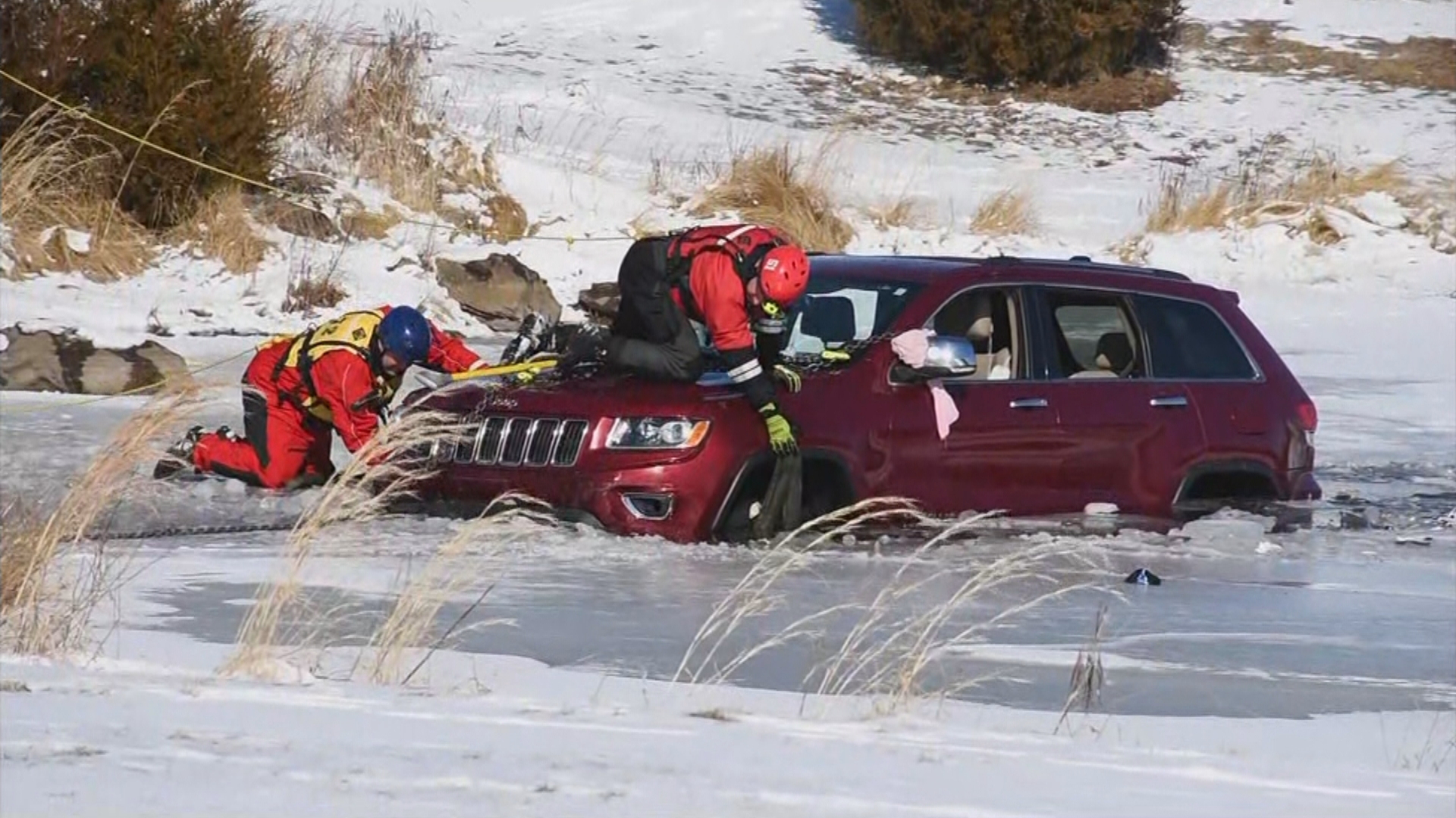 Man Survives After Driving Into Icy Pond On Limerick Township Golf Course In Montgomery County