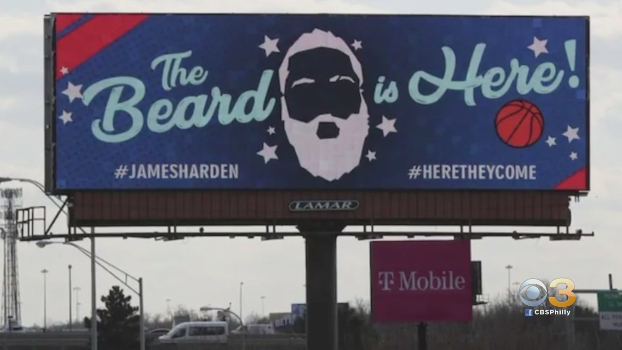 Billboard Of James Harden Appears On I-95 After Reported Sixers-Nets Trade: 'The Beard Is Here'