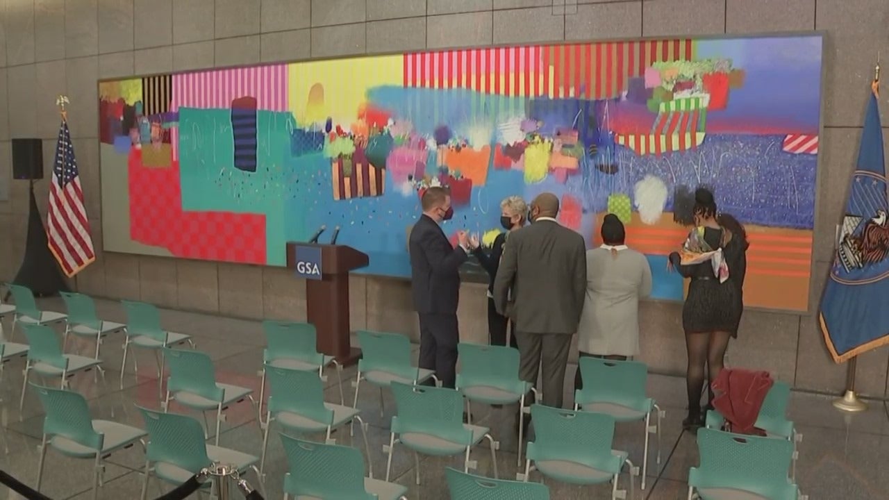 Black History Month: Artwork From Late Philly Artist Moe Brooker Unveiled At William J. Green Jr. Federal Building