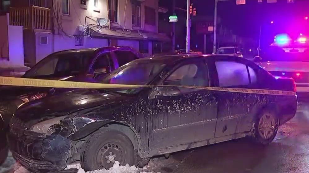 Officer Left Injured After Suspect Crashes Stolen Vehicle Into Police Car In West Philadelphia