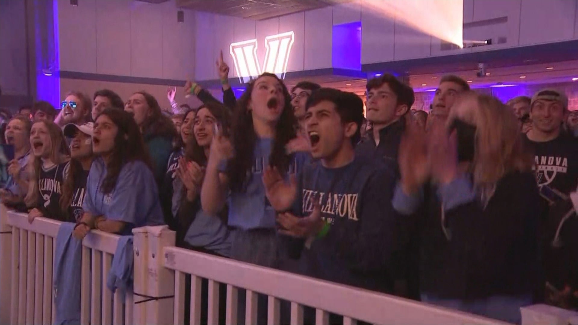 Celebration Underway On Villanova's Campus After Men's Basketball Team Makes 3rd Final Four Since 2016