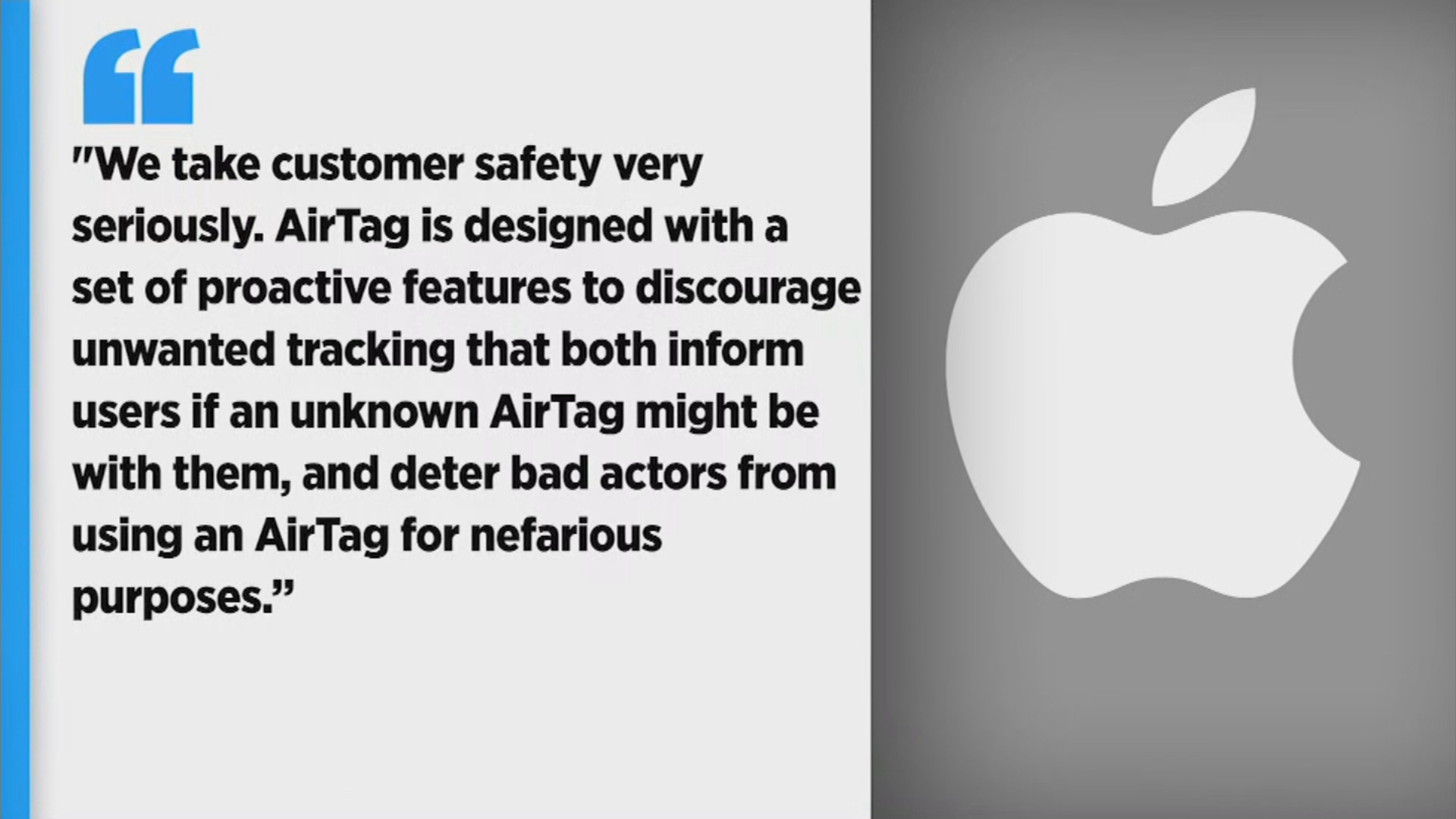 Apple AirTag: Police warn of unwanted tracking after device found on car in  Montgomery County
