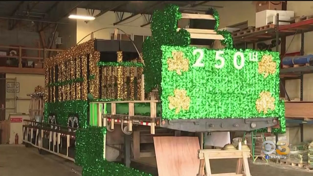 Father, Son Look Forward To Building Cavan Society's St. Patrick's Day Parade Float Every Year