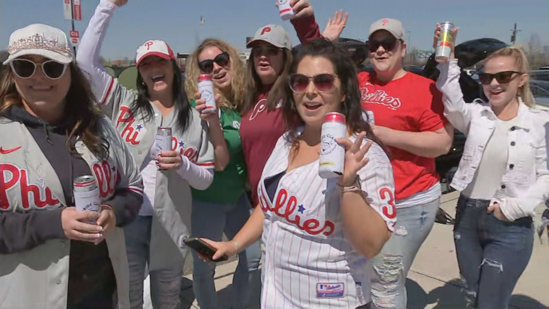 Phillies Fans Tailgate, Buy Merchandise Ahead Of Opening Day